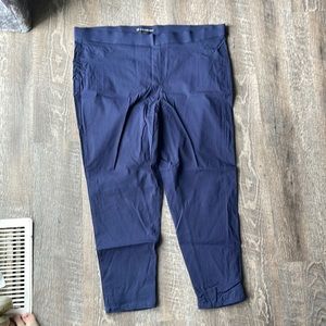 Navy pull-on dress pants